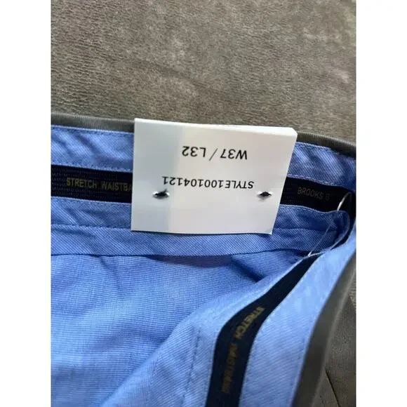 NWT. Brooks Brothers‎ Pants Mens Size 37x32 Lightweight Chino Brown